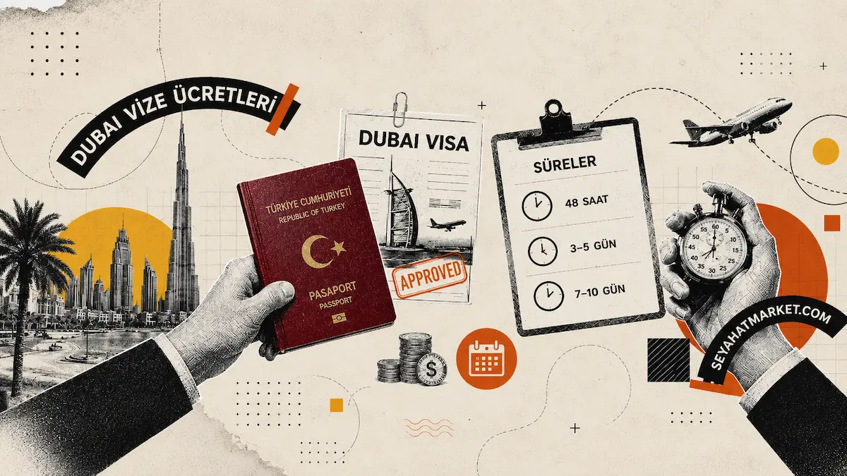 Dubai vize başvuru ücretleri 2026 güncel e-vize masrafları tablosu