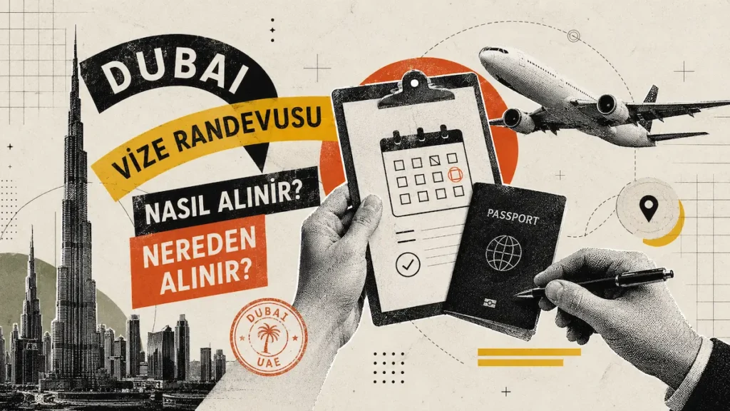 Dubai Vize Randevusu Nasıl ve Nereden Alınır? 2026 Online Sistem 4 Dubai vize randevusu online başvuru sistemi ve onaylı e-vize barkodlu belge örneği