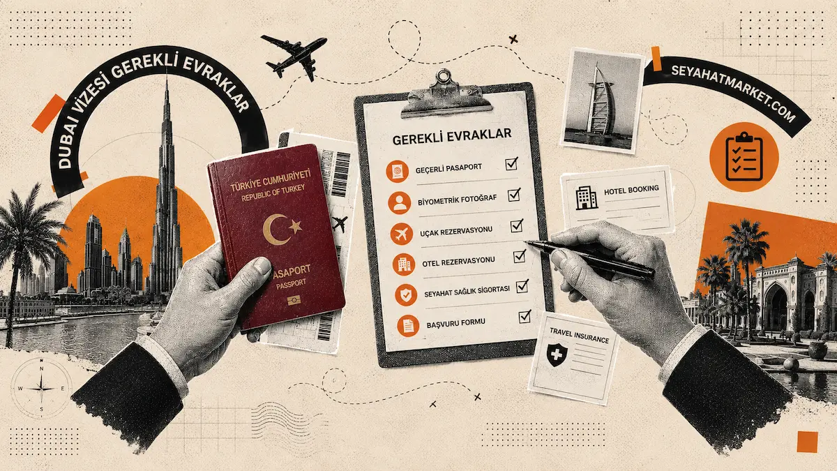 Dubai vizesi gerekli evraklar listesi — BAE online e-vize başvuru belgeleri