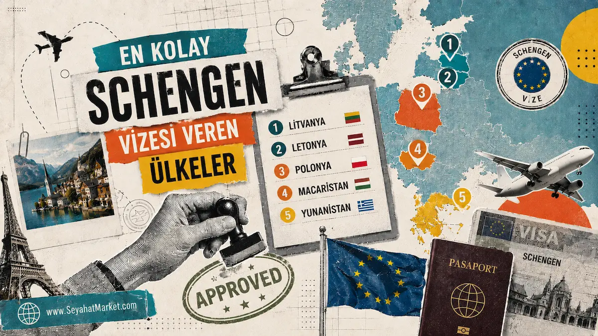 En Kolay Schengen Vizesi Veren Ülkeler 2026: Riskli Ülkeler ve Onay Rehberi