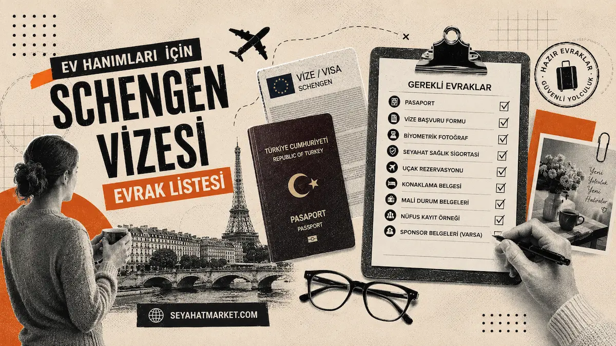 Ev hanımları için schengen vizesi gerekli evraklar listesi başvuru rehberi