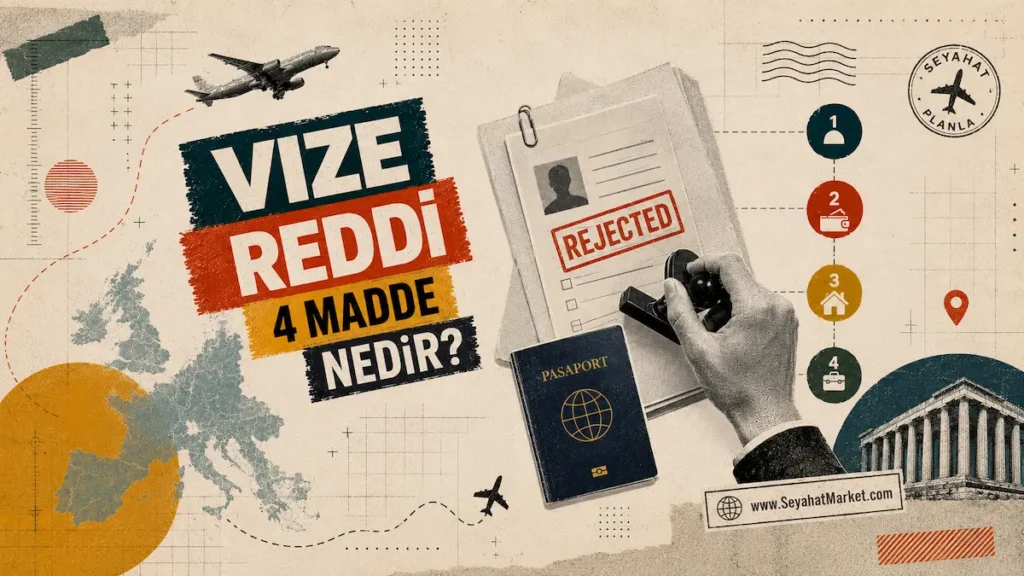 Schengen Vize Reddi 4 Madde Ne Demek? Çözüm ve İtiraz Rehberi 2026 5 Schengen vizesi için örnek İngilizce seyahat planı ve itinerary tablosu
