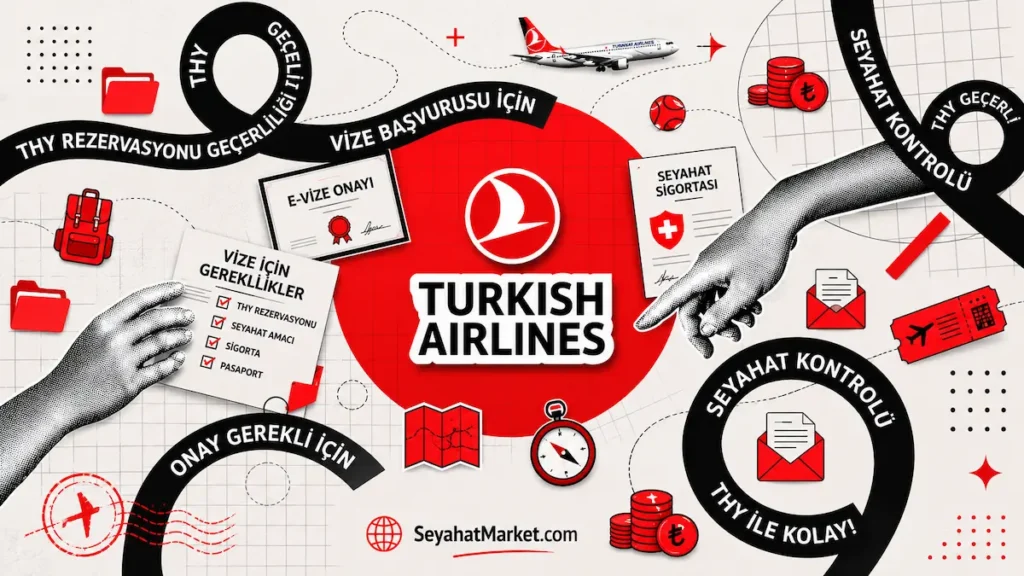 THY Uçak Bileti Rezervasyonu Vize İçin Geçerli Mi? 3 THY vize için uçak rezervasyonu PNR sorgulama ekranı ve geçerlilik süresi