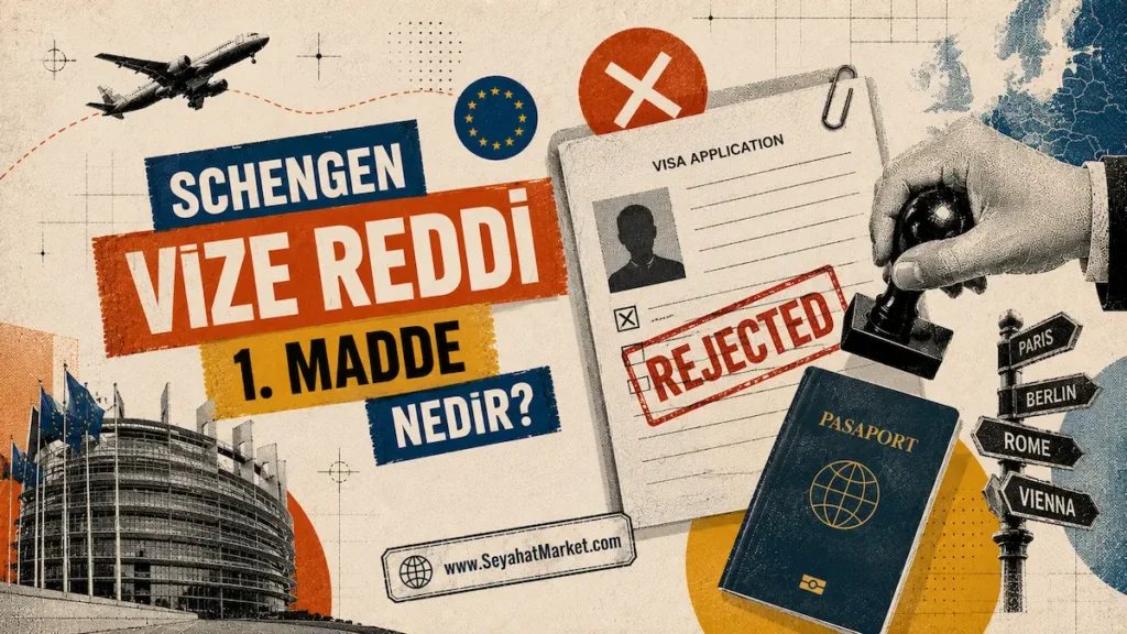 Vize Reddi Madde 1 Nedir? 2026 Rehberi ve Çözüm Yolları 5 Karekodlu e-Devlet evrakları ve profesyonel dille yazılmış Schengen vizesi itiraz dilekçesi