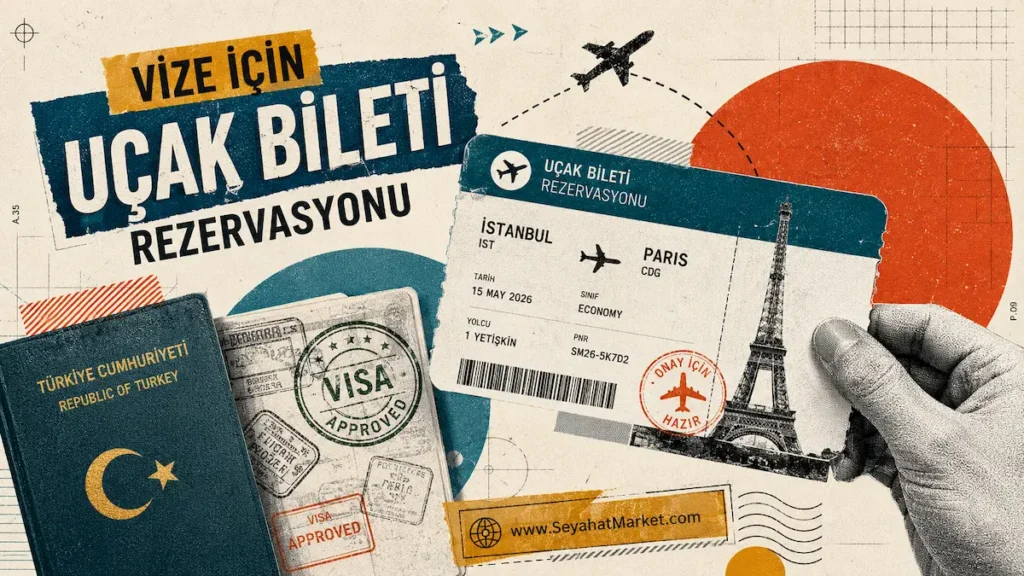 Flight reservation for visa application showing a confirmed PNR status on airline system